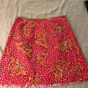 Lilly Pulitzer reversible skirt in size 14.